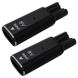 Vicue 2X 8V HQ850 Type-C Shaver Charger Adapter Charging Converter for Philipss for Norelcoo Oneblade HQ986, HQ988, USB-C Electric Shaver Power Adapter Power Supply Converter Without Charger Cord