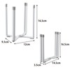 Yamazaki Poly Bag Holder, White, Approx. W 4.7 x D