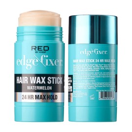 Red by Kiss Hair Wax Stick 24HR Max Hold Edge Fixer Edge Control Pomade Non-Sticky, Non-Oily Flake Free Hair Styling Wax (Watermelon)