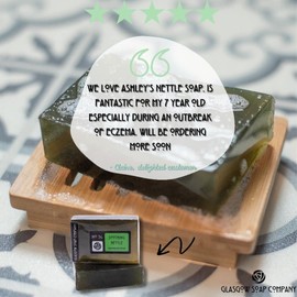 Soothing Nettle Handmade Scottish Vegan Soap for Eczema & Psoriasis - 120g