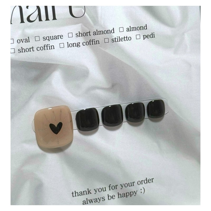 Iron-flavored heart handmade paddy tip - S Square / 쇠맛