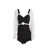 One Piece Swimsuit Long Sleeve Conservative One Piece Bathing Suit