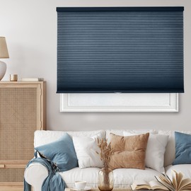 CHICOLOGY Cellular Shades , Window Blinds Cordless , Blinds for Windows , Window Shades for Home , Window Coverings , Cellular Blinds , Door Blinds , Morning Ocean, 64"W X 48"H