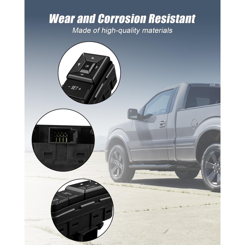 SW6836 Left Side Steering Wheel Mounted Cruise Control Switch Fit
