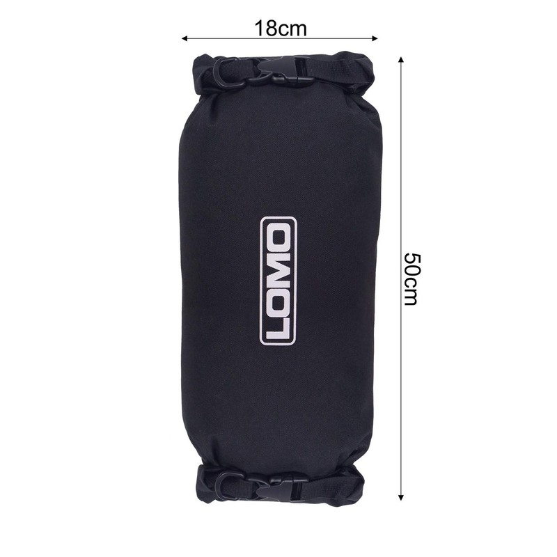 Lomo 12l Bike packing Cycling Double Ended Dry bag -Black