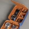 ROTHWELL 5 Watch Travel Case Storage Organizer for 5 Watches