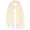 Pashminas Lisa 100% Viscosa (Crema)
