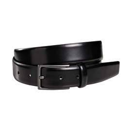 Fenix Los Angeles Men's Belt in Various Colours, Size 80 cm to 110 cm, Nickel-Free Buckle 30 mm Wide, Sustainable & Adjustable Men's Belt, Perfect for Suit & Jeans, jet black