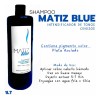 Shampoo Matiz Blue Edengi 1lt Intensificador Tonos Cenizos