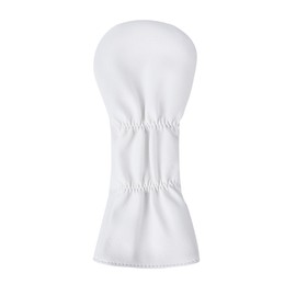 Golf Club Head Covers - Premium Leather Driver, 3 & 5 Fairway Wood, Hybrid Headcovers, Putter Covers for Blade and Mallet, and Alignment Stick Covers (5 Wood)