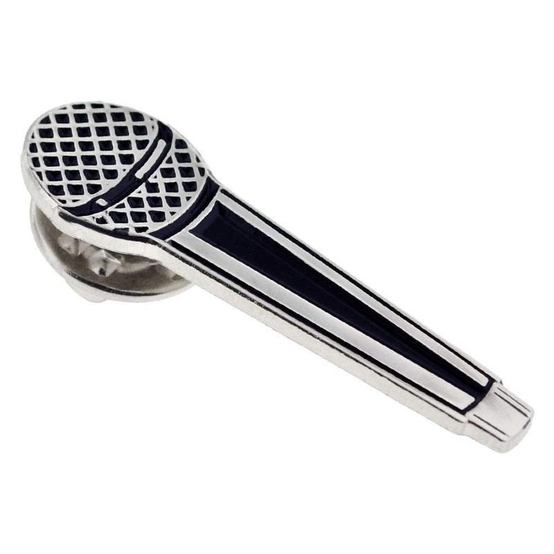 Microphone Lapel Pin – 1 Piece