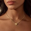 CTEEGN 14K Gold Heart Necklaces for Women, Dainty Paperclip Magnetic