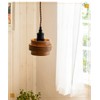 Ampoule E26 Stylish Natural Wood Torchiere Lamp Shade Avaros Avaros