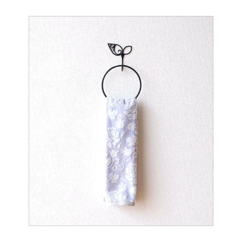 Towel Hanger Iron Towel Rack Stylish Cute Antique Iron Ring
