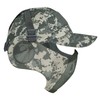Yzpacc Airsoft Half Face Mask and Patch Hat Set Steel