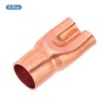 PATIKIL 1/2" x 1/4" x 1/4" ID Tee Tee Y