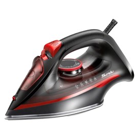 Irons Steamer for Clothes, Non-Stick Ceramic Soleplate, 500 Microsteam Holes, Powerful Steam Iron, Lightweight, Auto shutoff, Self-Cleaning, 12.31oz Water Tank Ironing Clothes for All Fabrics