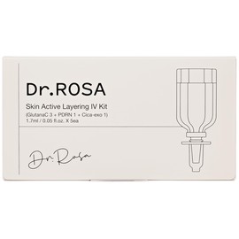 DR.ROSA Skin Active Layering Kit – 5 Ampoules (1.7ml Each) | Korean Skincare Set with PDRN IV, Glutana C IV & Cica Exo-Calming IV | Supports Skin Hydration, Brightness & Balance