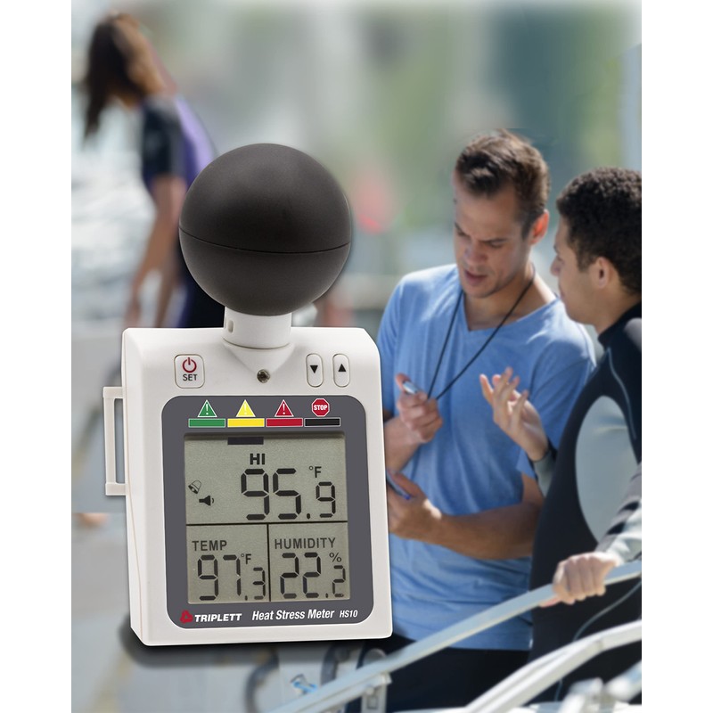 Triplett HS10 Indoor/Outdoor Heat Stress WBGT (Wet Bulb Globe Temperature)