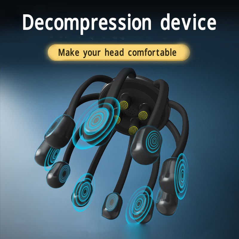 Multi Dimensional Head Massager 5 Mode 10 Strength Leves Electric