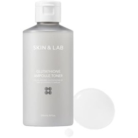[Skin&LAB] Glutathione Ampoule Toner 6.76 fl oz, Improve Dart Spot, Hyperpigmented, Skin Clarity, Korean Toner for Sensitive Skin