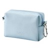 Period Bag, Sanitary Napkin Storage Bag, PU Period Pouch (Blue)