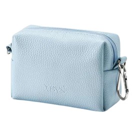Period Bag, Sanitary Napkin Storage Bag, PU Period Pouch (Blue)