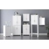 Crosley Furniture Savannah Storage Cabinet White