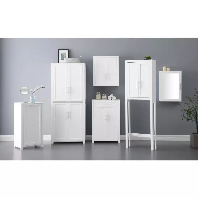 Crosley Furniture Savannah Storage Cabinet White