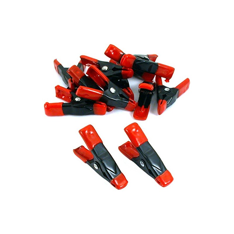 12 Spring Clamps Woodworking Craft Hobby Repair Tool 2"