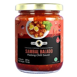 Sambal Balado (Hot) - Padang Chilli Sauce - 8.47oz (Pack of 1)