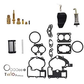 labwork Carburetor Repair Kit Replacement for ALL Mercruiser Mercarb 2 bbl replaces 3302-804845 and more