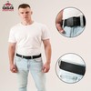 Q&Q ESSENTIALS Mens Plastic Buckle Belt. Premium Canvas Nylon Belts