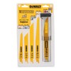 DEWALT Hojas de sierra alternativas, juego bimetálico con funda, 12