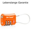 OW-Travel Cable Lock 3 Digit Combination Lock Suitcase Lock Padlock