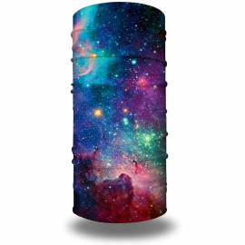 unbranded Women Men's Galaxy Neck Gaiter Bandana Tube Scarf Half Face Cover Balaclava BOGO