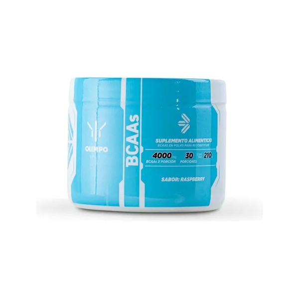 Bcaas Apolo Olimpo 210g 30 Servicios 4g Bcaas Sabor Raspberry