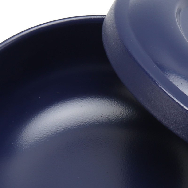 Men Shaving Soap Bowl Dark Blue Wide Mouth Easy To