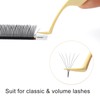 NAGARAKU Pinzas para extensiones de pestañas para hacer ventiladores, pestañas
