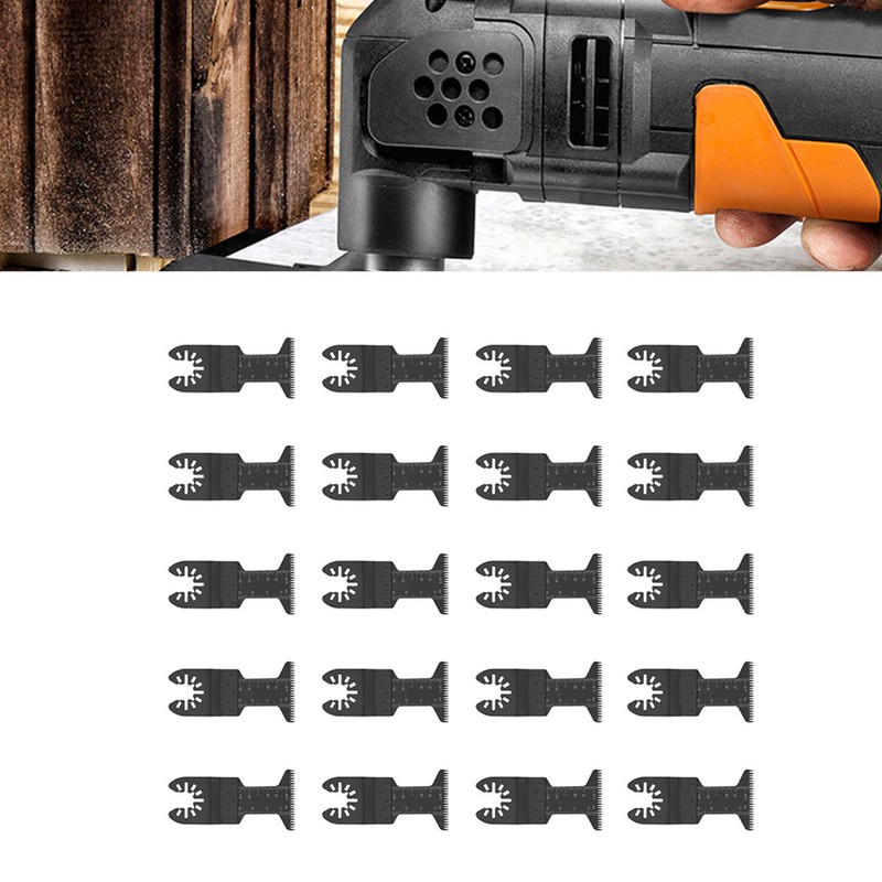 20Pcs 44mm Oscillating Multi Tool Long Teeth Saw Blades for