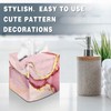 Tissue Box Cover Square Canvas Decorative Tissue Box Holder Cute