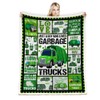 Just A Boy Who Loves Garbage Trucks Blanket, I Love