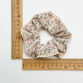 Cute Lace Floral Hair Scrunchies for women, Lace Hair Ties Flower Hair bands Scrunchies Ponytail Holders Floral Headbands Accessories for Girls