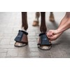 Equinate Furlyn Bell Boots with Synthetic Lambskin, M, Brown, Robust
