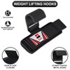 Stealth Sports Weight Lifting Hooks Straps Non-Slip Rubber Coated 8MM