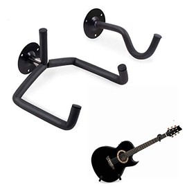 BEWOX Guitar Display Hanger Holder Wall Mount Hook For Horizontal Guitars,Banjos, Basses, Mandolins