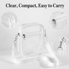 Clear Stadium Approved Crossbody Bag – Transparent PVC Shoulder Purse