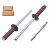 SKIR'CO Pack of 150 blind rivets painted 4.0 x 16