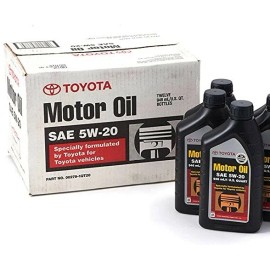 Toyota Genuine SAE 5W-20 946 ML Motor OIl 1 QUART (PACK OF 12)