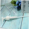 iplusmile Large Capacity Transparent Square Pump Bottle Empty Liquid Dispenser